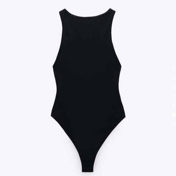 Zara Black Halter Bodysuit - Picture 2 of 2